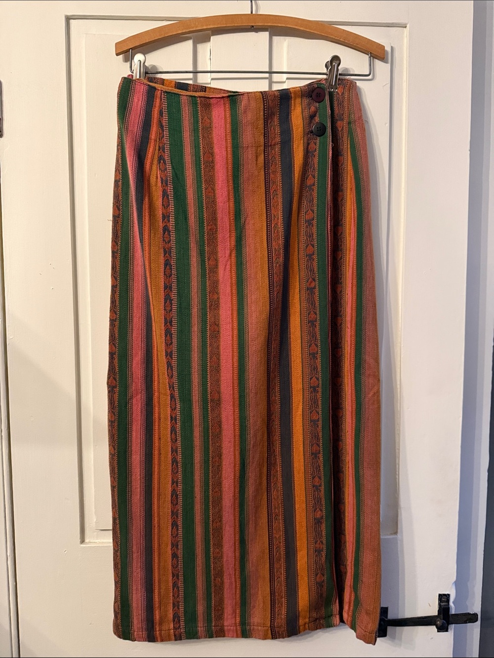 BOOM cotton wrap skirt boho med